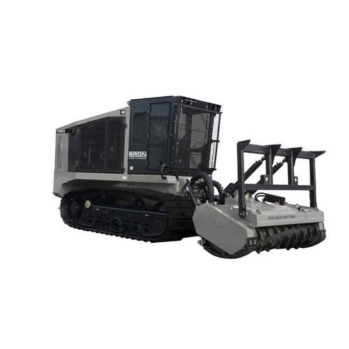 Лесохозяйственная бензокоса - 450B Mulcher - Bron - на тракторе
