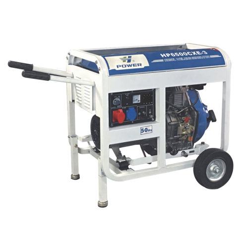 Дизельная генераторная установка - HP6500CXE-3 - ANHUI H-POWER MACHINERY CO., LTD. - монофазовая / трехфазовая / 50 Гц
