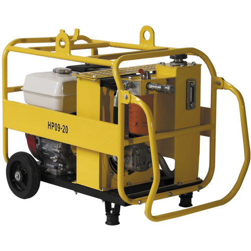 Гидравлический блок бензиновый двигатель - HP series - ANHUI H-POWER MACHINERY CO., LTD. - на колесах
