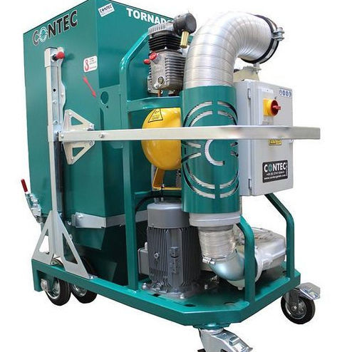 Пылеуловитель с HEPA-фильтром - TORNADO B - CONTEC GmbH - ручная очистка / подвижный