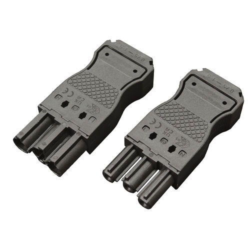 Соединитель для источника электропитания - 896 - Fongkit Electronic Manufacturer CO.,LTD - круглый / уменьшенной толщины / наружная резьба-внутренняя резьба
