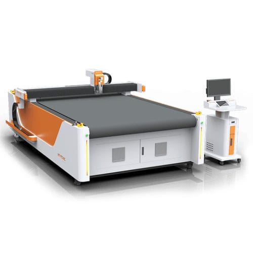 Станок для резки с осциллирующим лезвием - HTY - Jinan Red Sun CNC Equipment Co., Ltd. - для кожи / для изоляционных панелей / ЧПУ