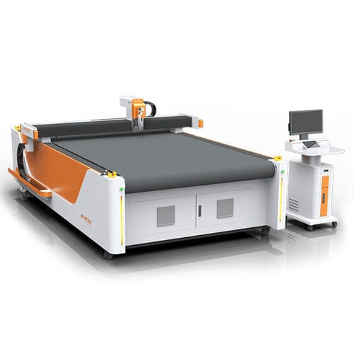 Станок для резки с осциллирующим лезвием - HTY - Jinan Red Sun CNC Equipment Co., Ltd. - для кожи / для профилей / ЧПУ