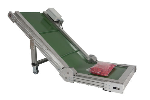 Ленточный конвейер - LC100 - WEBRAPACK Verpackungsmaschinen GmbH - наклонный / транспортный