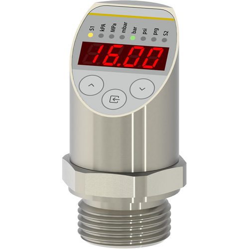 Прессостат с индикатором - PM40 - Nöding Messtechnik - с выступающей мембраной / емкостный / относительный