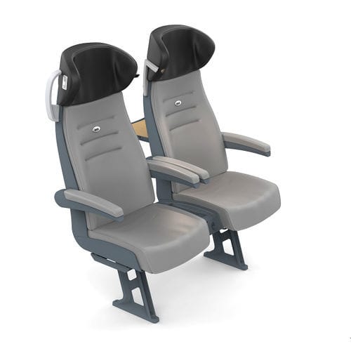 Классическое сиденье поезда - COMFORTLINE - Kiel Seating Solutions - для междугородних поездов / из губки / двойное