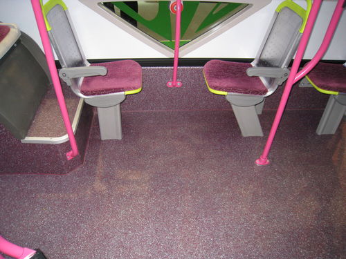 Напольное покрытие для поезда композит - APOLLO MK - Gerflor - пассажирское пространство