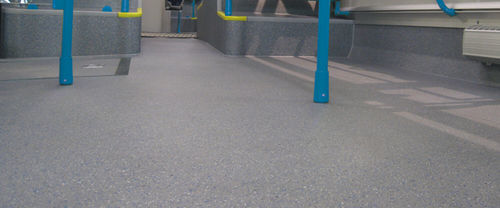 Текстильное напольное покрытие - JUPITER NT - Gerflor - виниловое / из композита, армированного стекловолокном / противоскользящее