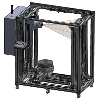 Цифровой томографический кабинет CT - CT-ursus - Novadep NDT Systems - высокое разрешение