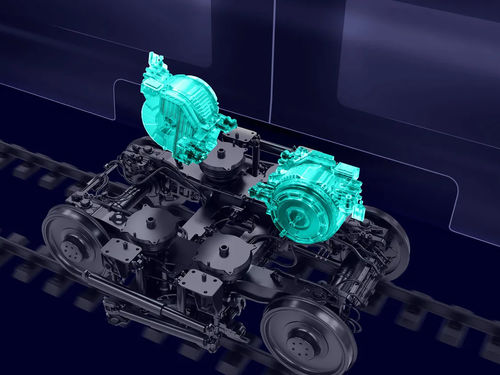 Асинхронный тяговый электродвигатель железнодорожный - MoComp  - Siemens Mobility - трехфазовый / с автовентиляцией / носовое подвешивание