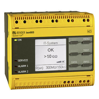 Тестер изоляции для сети AC - ISOMETER® isoHR685W - BENDER GmbH & Co KG - AC/DC / DC / Modbus