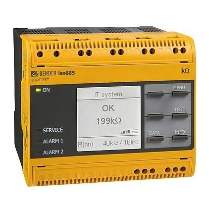 Тестер изоляции для сети AC - ISOMETER® isoRW685W-D-B - BENDER GmbH & Co KG - AC/DC / DC / Modbus