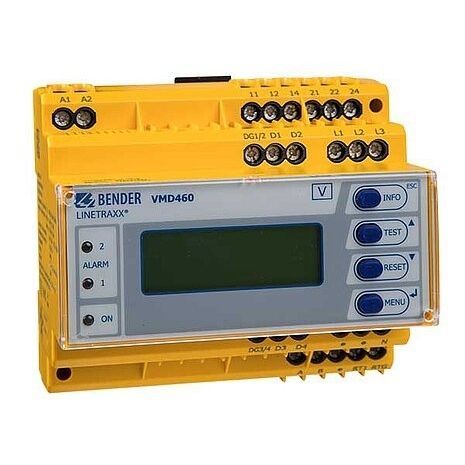Реле для наблюдения напряжения - LINETRAXX® VMD460-NA - BENDER GmbH & Co KG - частоты / на DIN-рейке / RS485
