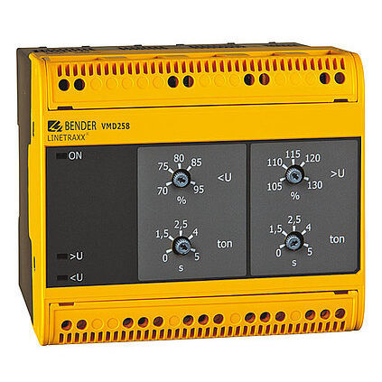 Реле для наблюдения скачков напряжений - LINETRAXX® VMD258 - BENDER GmbH & Co KG - недонапряжение / трехфазовое / AC