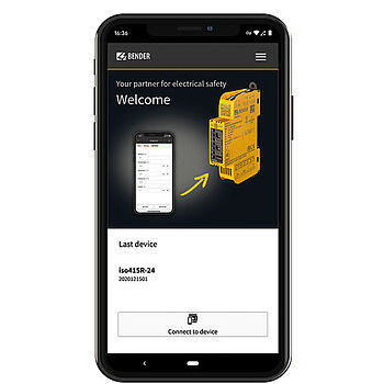 Мобильное приложение конфигурация - BENDER GmbH & Co KG - резервной копии