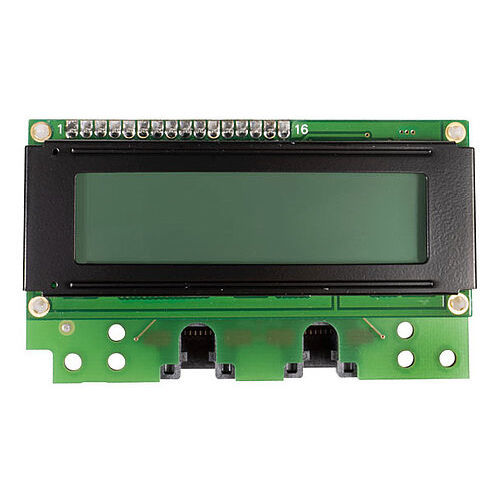 Блок индикации LED - DPM2x16FP - BENDER GmbH & Co KG - с точечной матрицей / монохромный / 16 x 2