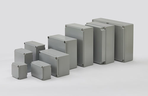 Настенный корпус - AL series - YUEQING YISEN ELECTRONIC TECHNOLOGY CO.,LTD. - для DIN-рейки / прямоугольный / шестиугольный