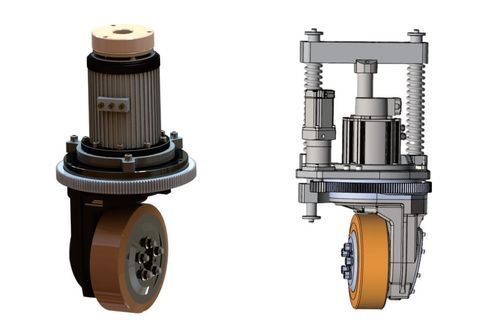 Бесщеточный роликоподшипник с приводным валом - PR series - Suzhou Honpine Precision Industry Co., Ltd. - DC / для высокой нагрузки / для тележки
