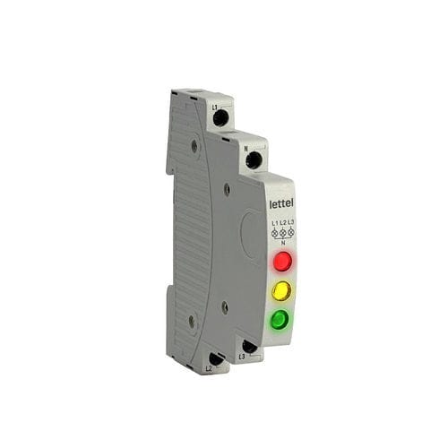 Световой индикатор LED - SVM3-RYG-230 - Lettel - на DIN-рейке / компактный / трехфазное напряжение