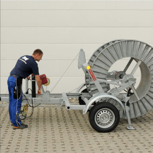 Прицеп перевозка катушек - KVS 2000/80G - Vetter GmbH Kabelverlegetechnik - для промышленного оборудования / двухосный