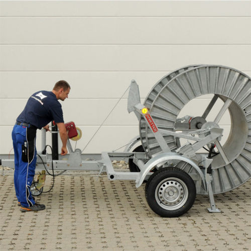 Прицеп перевозка катушек - KVS 1500/80G - Vetter GmbH Kabelverlegetechnik - для промышленного оборудования / тандем