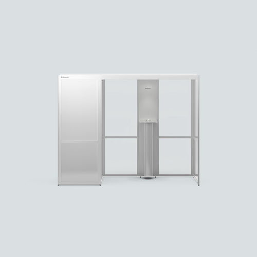 Курительная кабина с HEPA-фильтром - S 60 Safety - Qleanair - с активированным углем / из алюминия