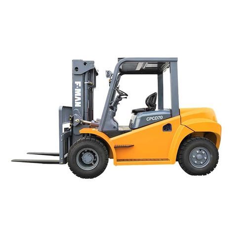 Дизельный вилочный погрузчик - CPCD70 - Xuzhou FMAN Construction Machinery Manufacture Co., Ltd. - с местом для сидения водителя / для внешнего использования / промышленный
