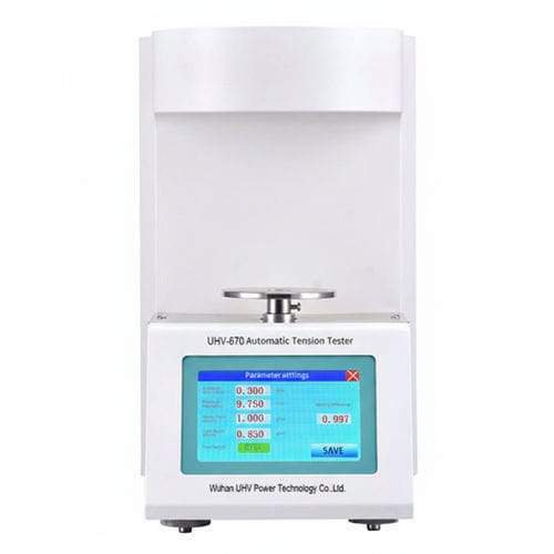 Тензиометр для жидкостей - UHV-670 - Wuhan UHV Power Technology Co.,Ltd. - для измерения поверхностого межфазного натяжения / для измерения межфазного натяжения масло-вода / с сенсорным экраном