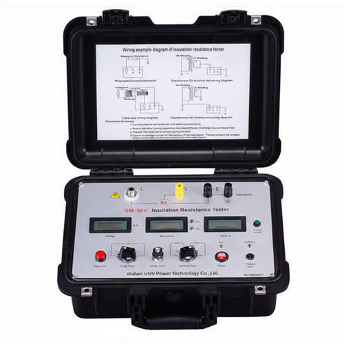 Переносной измеритель сопротивления изоляции - GM-5kV - Wuhan UHV Power Technology Co.,Ltd.