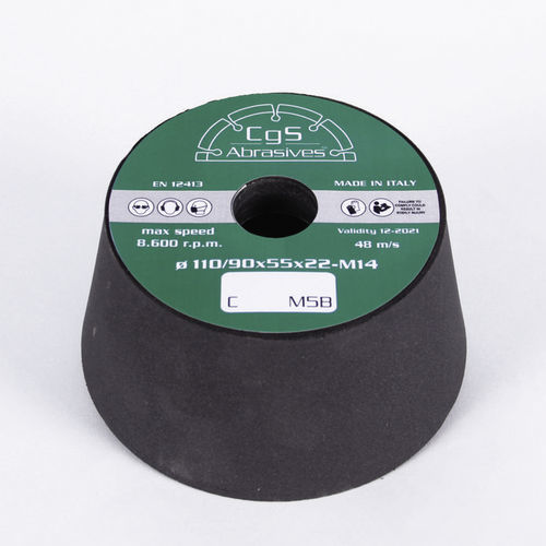 Точильный круг в разрезе - CgS Abrasives - для отделки / для скашивания кромок / для шлифовки