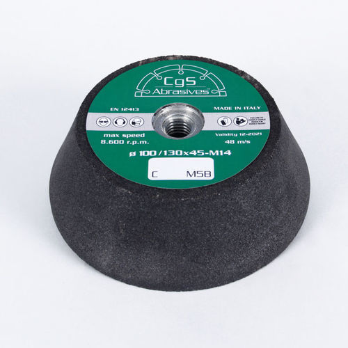 Точильный круг в разрезе - CgS Abrasives - для скашивания кромок / для шлифовки / из карбида кремния