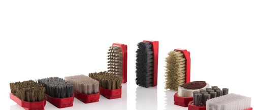 Плоская щетка - CgS Abrasives - для отделки / для обработки поверхностей / нейлоновая