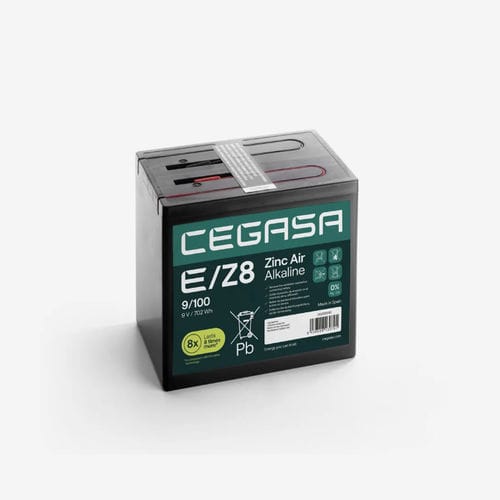 Прямоугольный аккумулятор - E/Z8 9/100A - Cegasa Energía SLU - 9 В / промышленный / для телекоммуникационного оборудования