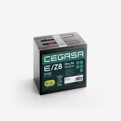 Прямоугольный аккумулятор - E/Z8 9/130A - Cegasa Energía SLU - 9 В / промышленный / для телекоммуникационного оборудования