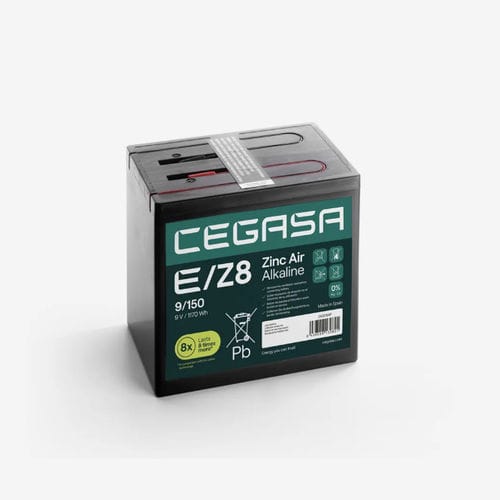 Прямоугольный аккумулятор - E/Z8 9/150A - Cegasa Energía SLU - 9 В / промышленный / для телекоммуникационного оборудования