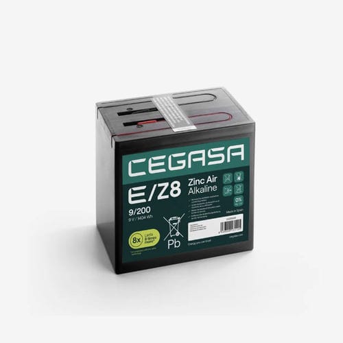 Прямоугольный аккумулятор - E/Z8 9/200 - Cegasa Energía SLU - 9 В / промышленный / для телекоммуникационного оборудования