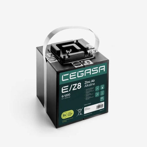 Прямоугольный аккумулятор - E/Z8 6/1200 - Cegasa Energía SLU - 6 V / промышленный / для телекоммуникационного оборудования
