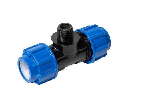 Гидравлический фитинг - TE341 series - NEISCO FOR MODERN WATER SYSTEMS PRODUCTION - резьбовой / с сжатием / Т-образный