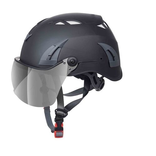 Строительная каска - HP1020002 - Kratos safety - ударопрочная / из поликарбоната / с забралом