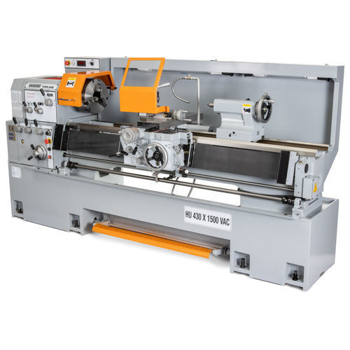 Традиционный токарный станок - HU 430x1500-4 VAC Topline DRO - Huvema B.V. - горизонтальный / для мехобработки валов и элементов валов / для производства