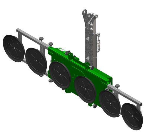 Вакуумная траверса для стеклянной пластины - SL-VA-500 - SingleLift - для плоских деталей / для листа / регулируемая