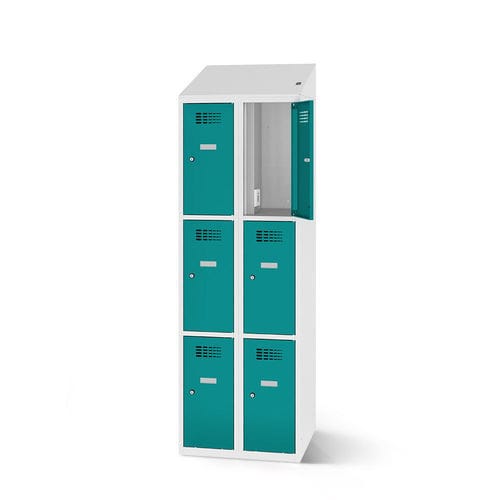 Шкафчик для офиса - 2180-020300-0601112 - LOCKEEL s.à r.l. - вентилируемый / множественный