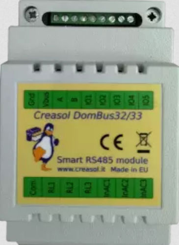 Аналоговый модуль входа/выхода - DomBus32 - Creasol - цифровой / последовательный / RS-485