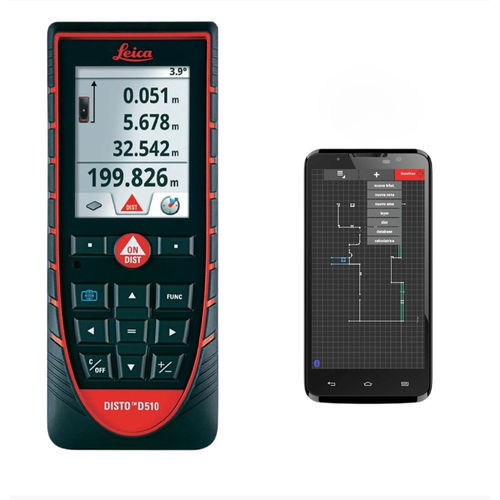Лазерный дальномер - D510 - DRC SRL.it - переносной / с дисплеем LCD / с непрямым измерением