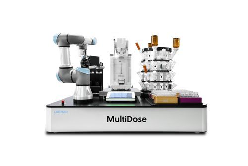 Дозатор для твердых веществ - MultiDose - Labman Automation Ltd - для трудно-текучих материалов / для порошка / гравиметрический