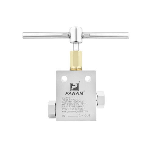 Игольчатый клапан - PNV series - Panam Valve - с рычагом / наружная резьба-внутренняя резьба / внутренняя резьба