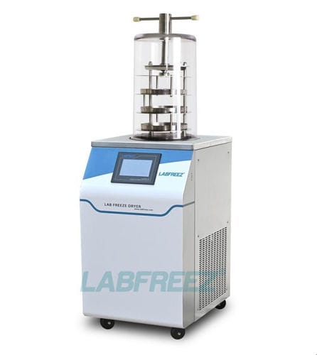 Лиофилизатор для лабораторий - FD-12-TP - Labfreez Instruments Group Co., Ltd - для пищевой промышленности / с электрическим обогревателем / из нержавеющей стали