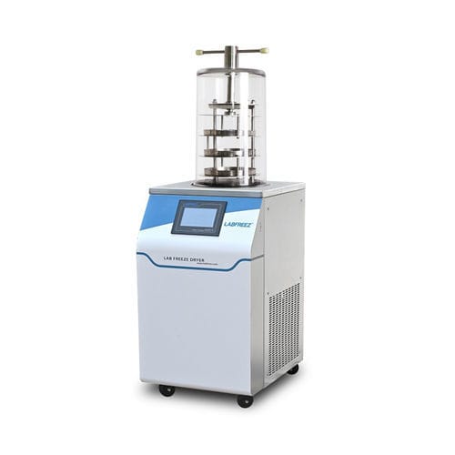 Лиофилизатор для лабораторий - FD-12-TP - Labfreez Instruments Group Co., Ltd - для пищевой промышленности / с электрическим обогревателем / из нержавеющей стали