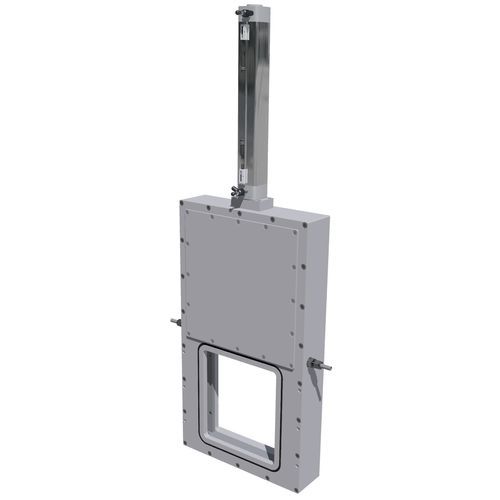 Клапан с затвором - P1209-150°C-230x250 - Socrate Industrie - пневматический / с пневматическим управлением / изоляционный