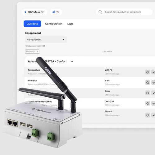 Система управления для зданий - WATTSENSE - датчика / экологических данных / WAN